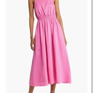 Elegant Pink Maxi Dress